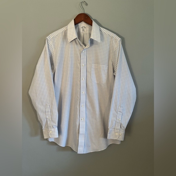 Brooks Brothers Regent non iron all cotton 16 1/2 -4/5 - Picture 2 of 6